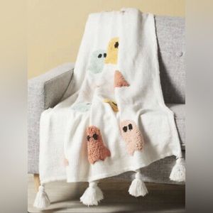 Rachel Zoe Halloween colorful Ghost Throw